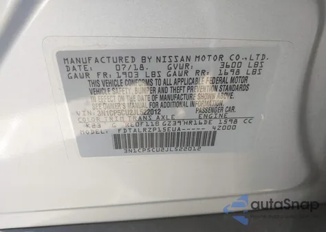 2018 Nissan Kicks S z USA, uszkodzony, nr VIN 3N1CP5CU2JL522012